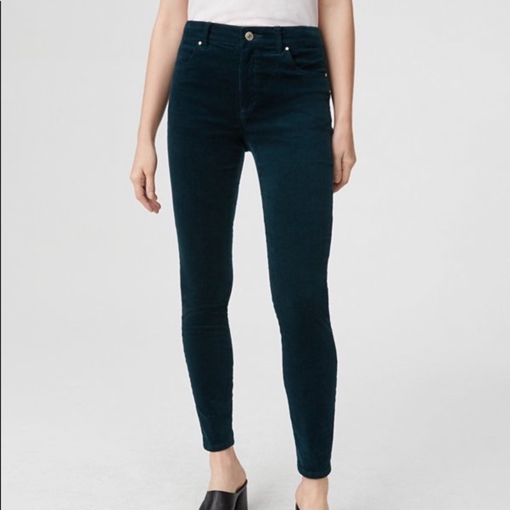 Club Monaco Black Corduroy Alessia Pant